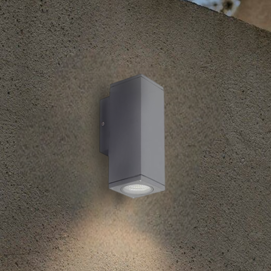 LX 881-2 Sq.  2xGU-10